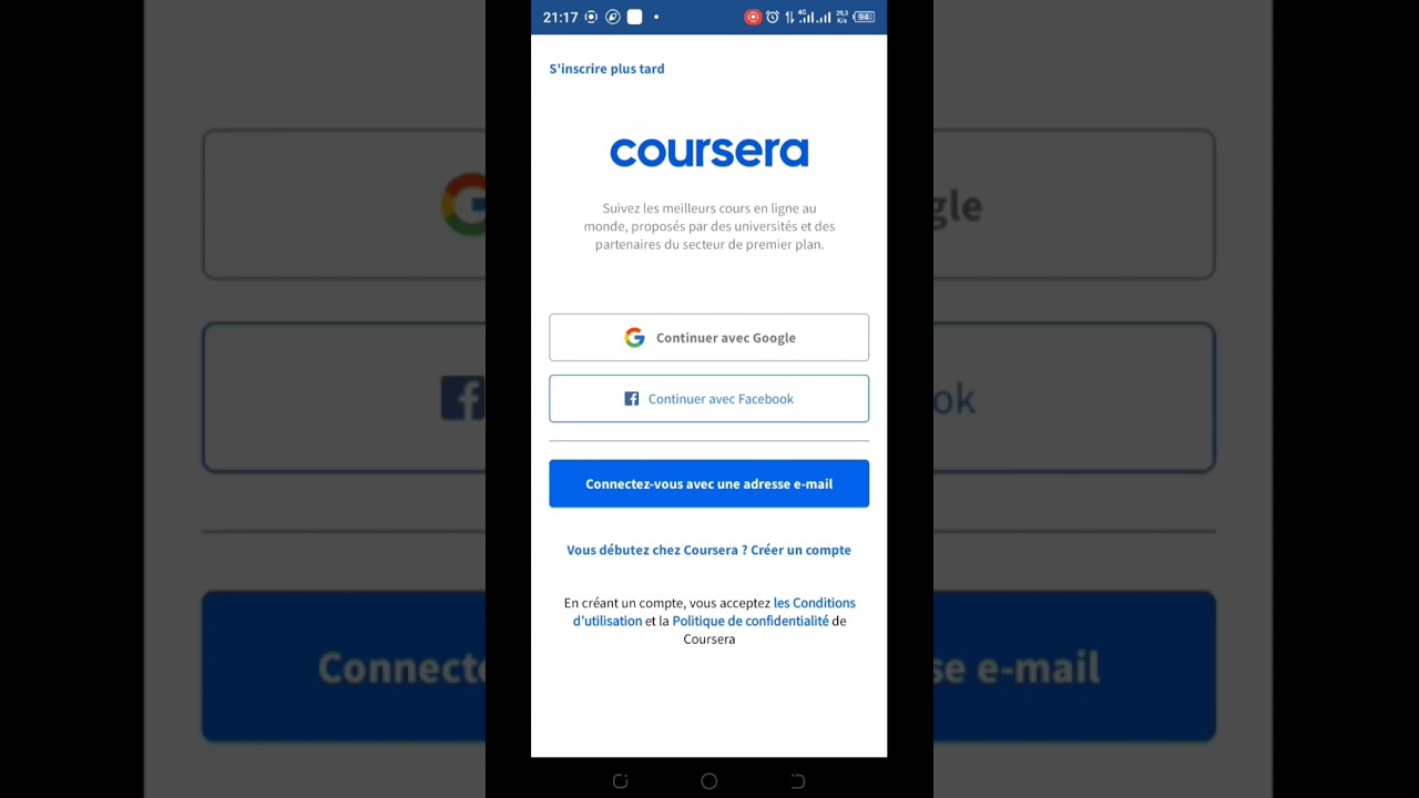 FORMATION GRATUITE AVEC COURSERA