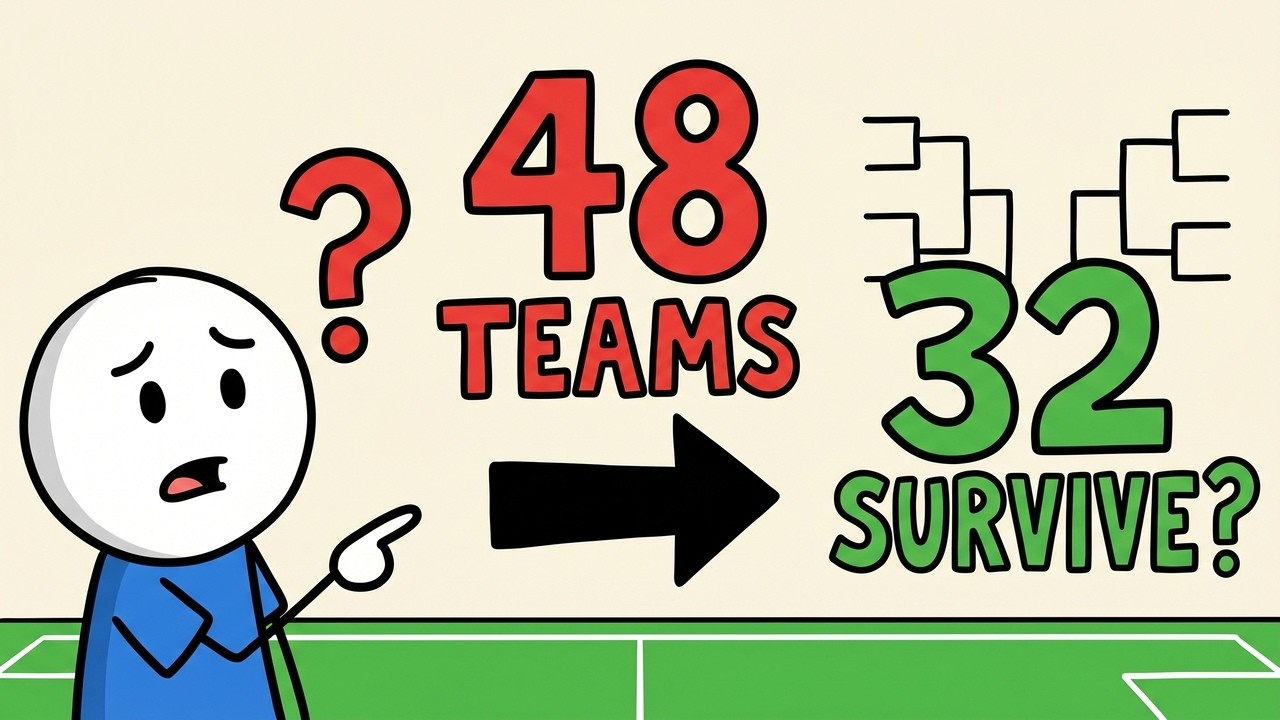 48 Teams, But Only 32 Survive? World Cup 2026 Explained