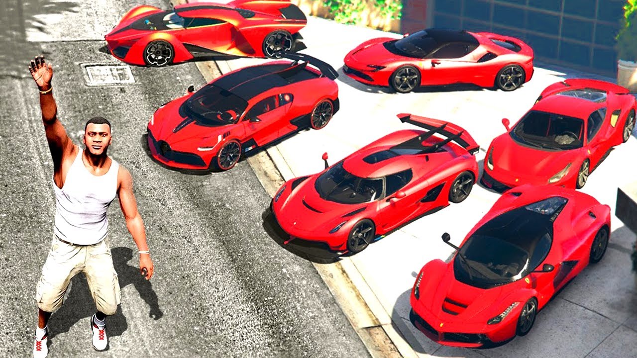 T&ocirc;i Đ&atilde; Thu Thập TO&Agrave;N BỘ FERRARI Trong GTA 5