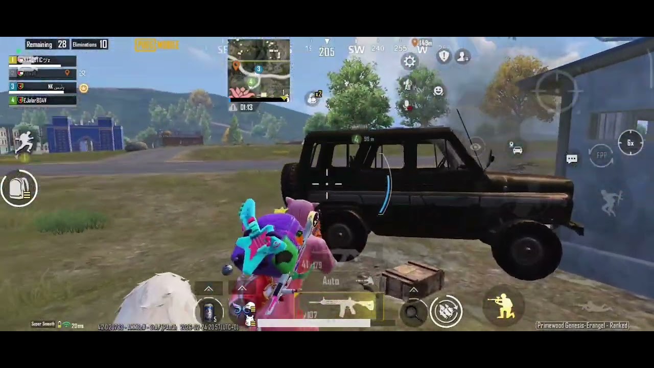 Pubg mobile 1vs4 🔥 1vs3 clutches 🤯 good sensitivity 👈setting good 😱 gameplay 👍