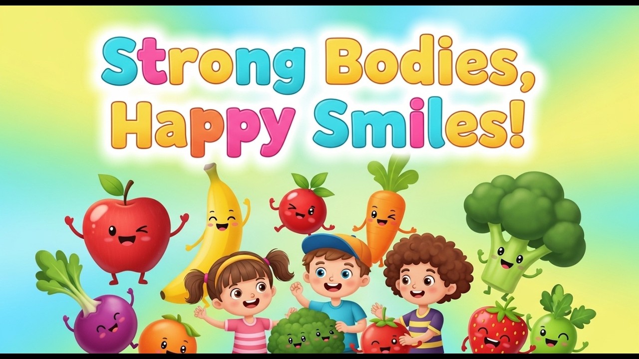 Healthy Food for Super Kids!/Strong Bodies, Happy Smiles! 😁