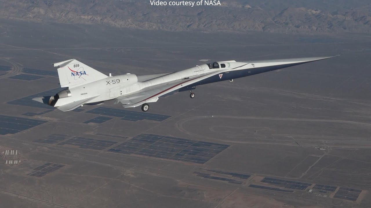 NASA X-59 First Flight