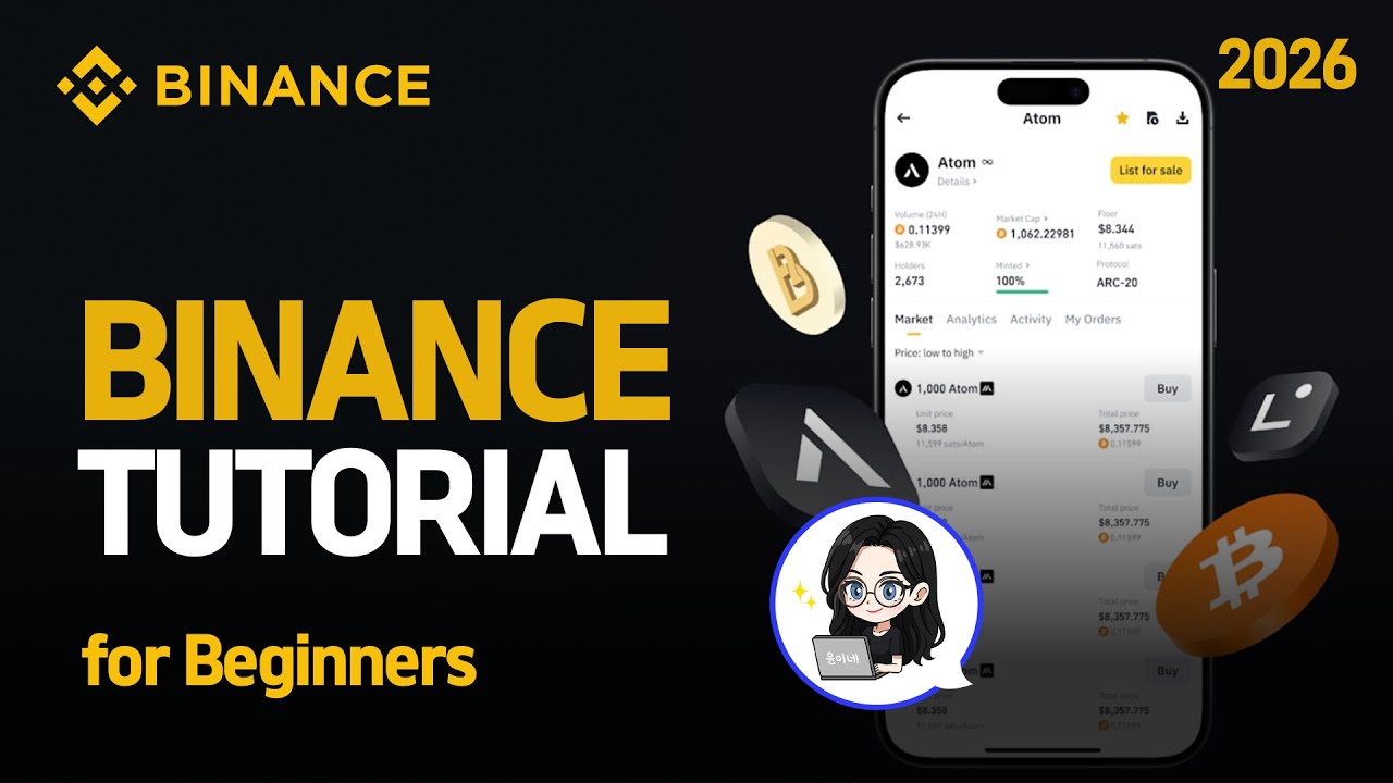 Binance Tutorial : How to start Binance for Beginners 2026 (MOBILE APP) #BinanceTutorial #Binance
