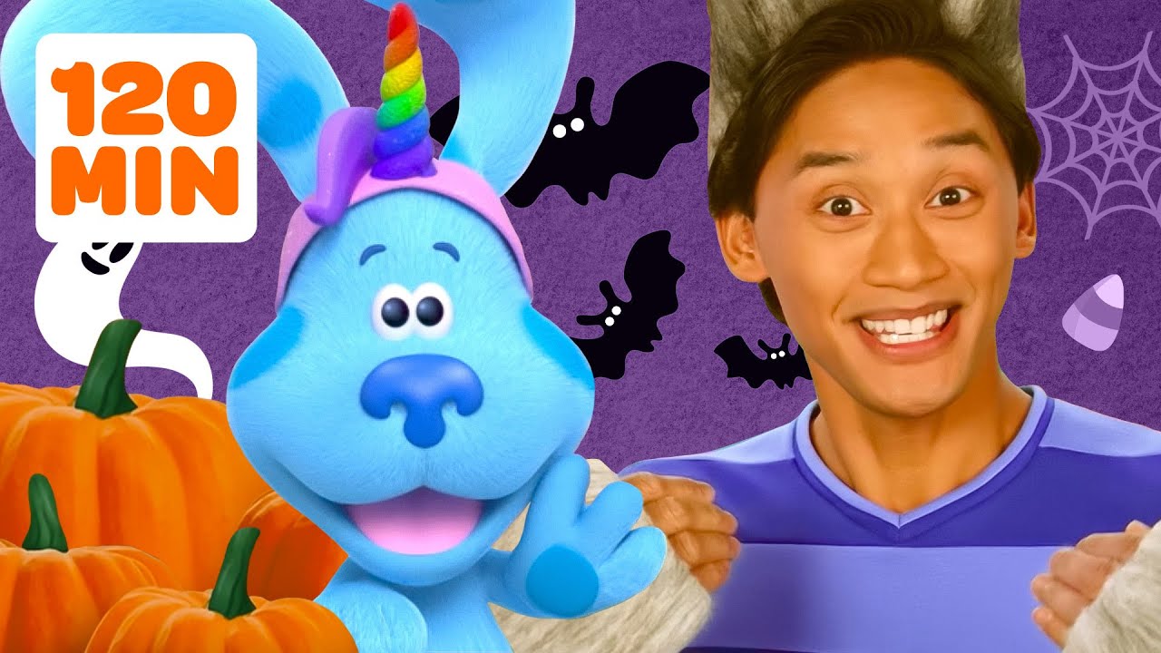 120 MINUTES of Blue's Best Halloween Costumes w/ Josh! 👻 *Unicorns, Dinosaurs* | Blue's Clues & You!