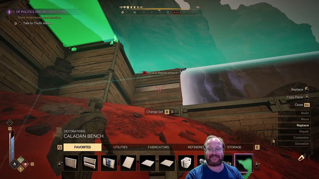 02 10 26 Video 5 the tunnel works the guy used it  finished the roof, dune building, making gamer