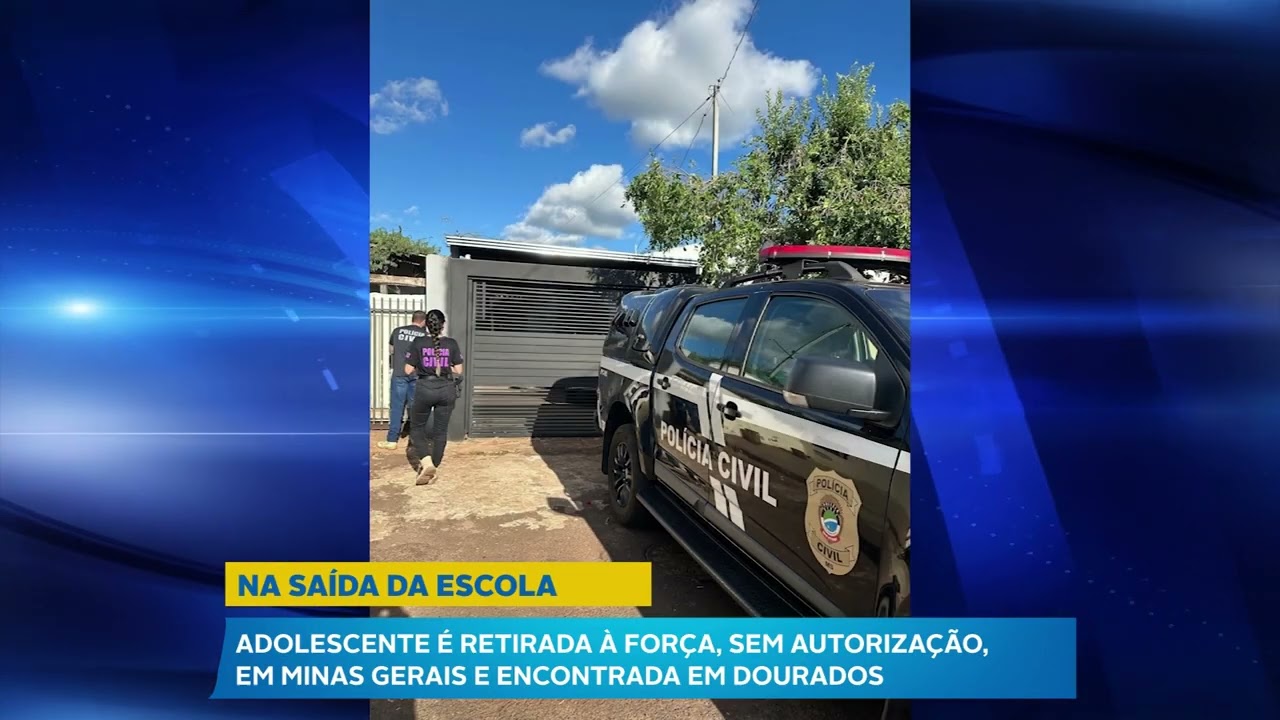 Ação integrada resgata adolescente retirada a força em Minas Gerais
