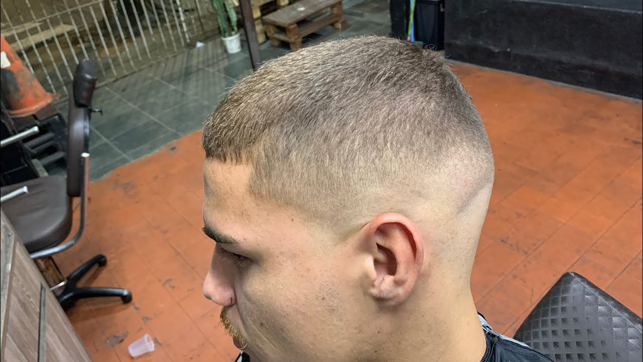 Como fazer degrade do dia dia - Corte militar