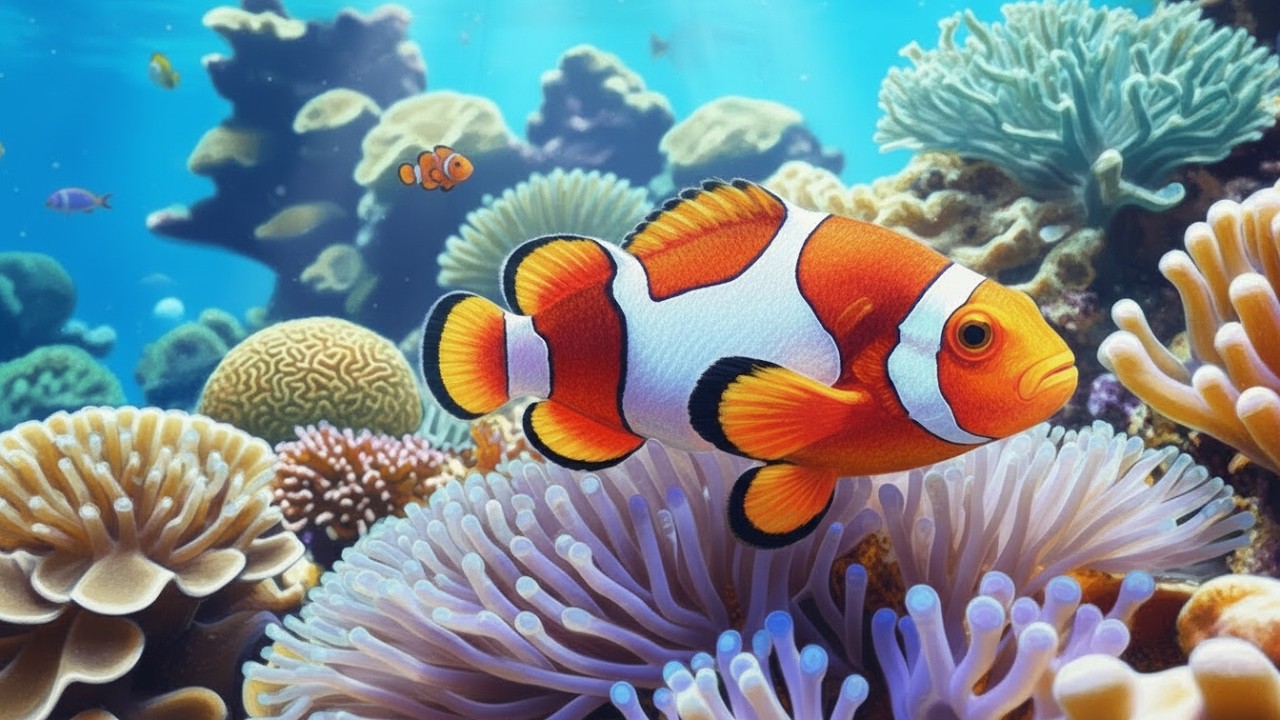 The Best 4K Aquarium - Dive Into The Mesmerizing Underwater Realm, Sea Jellyfish, Coral Reefs .