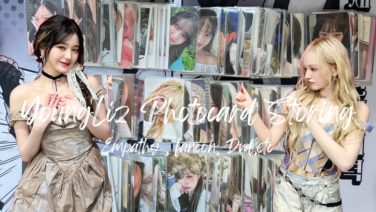 Storing 200+ IVE wonyoung & Liz Photocards Full Empathy era and misc #13