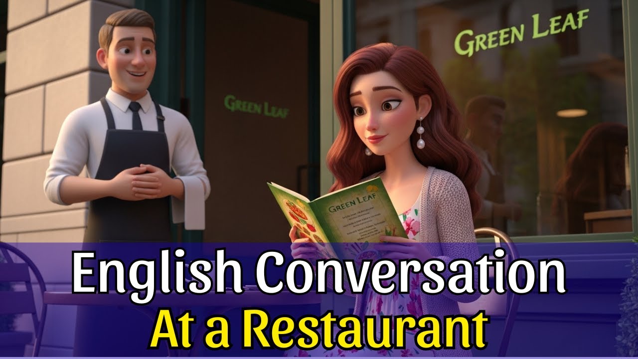 English At The Restaurant | 10 Real Life English Dialogues | Slow English Conversation Practice A2