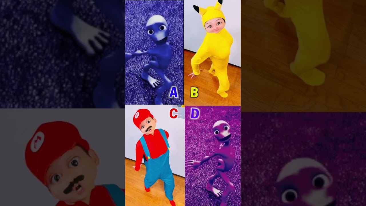 Who is Your Best? dame tu Cosita VS Green Alien VS Surreal Ziki and Zaki #shorts #viral