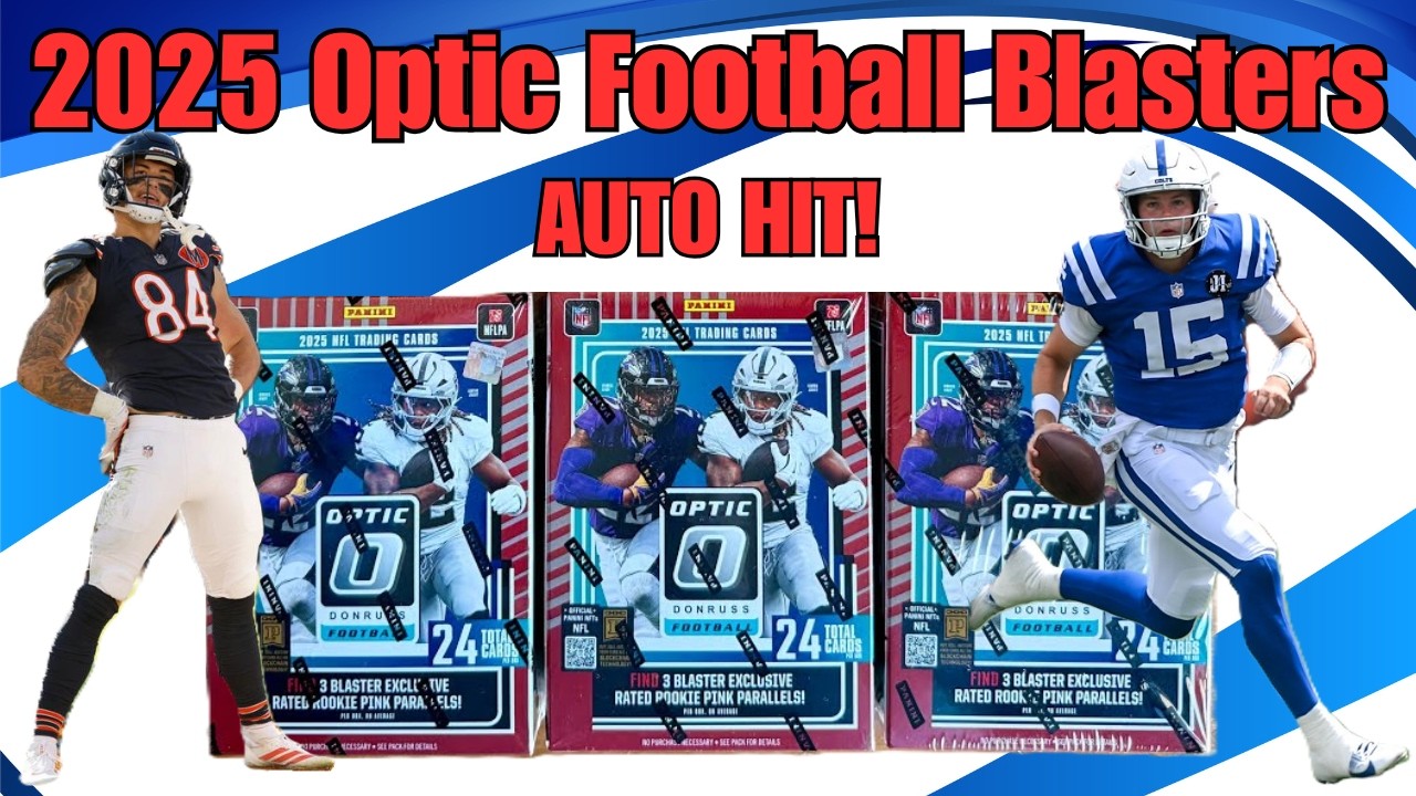 (3) More @target 2025 Donruss Optic NFL Football Blasters | Hashmarks AUTO Hit! #opticfootball