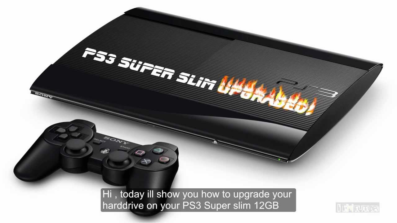 Upgrade PS3 Super Slim 12GB To 500GB Hard drive HD