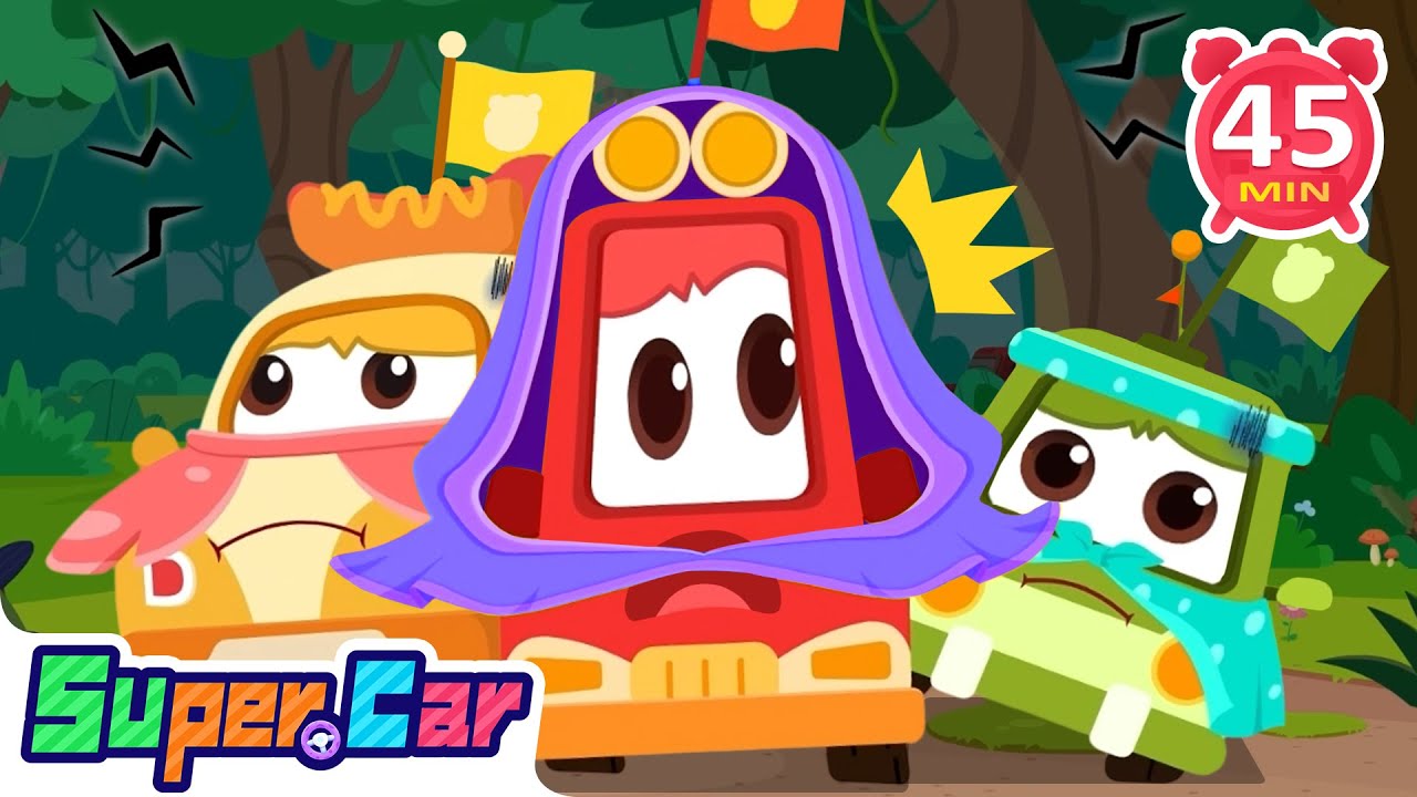 Watch Out!👾The Creaking Monster is Here! | Police Car | Car Cartoons, Kids Cartoons -  Super Car