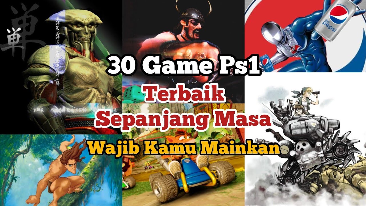 30 Game PS1 Terbaik Sepanjang Masa Wajib Kamu Mainkan | Game PS1 Terbaik | Best Of All Time