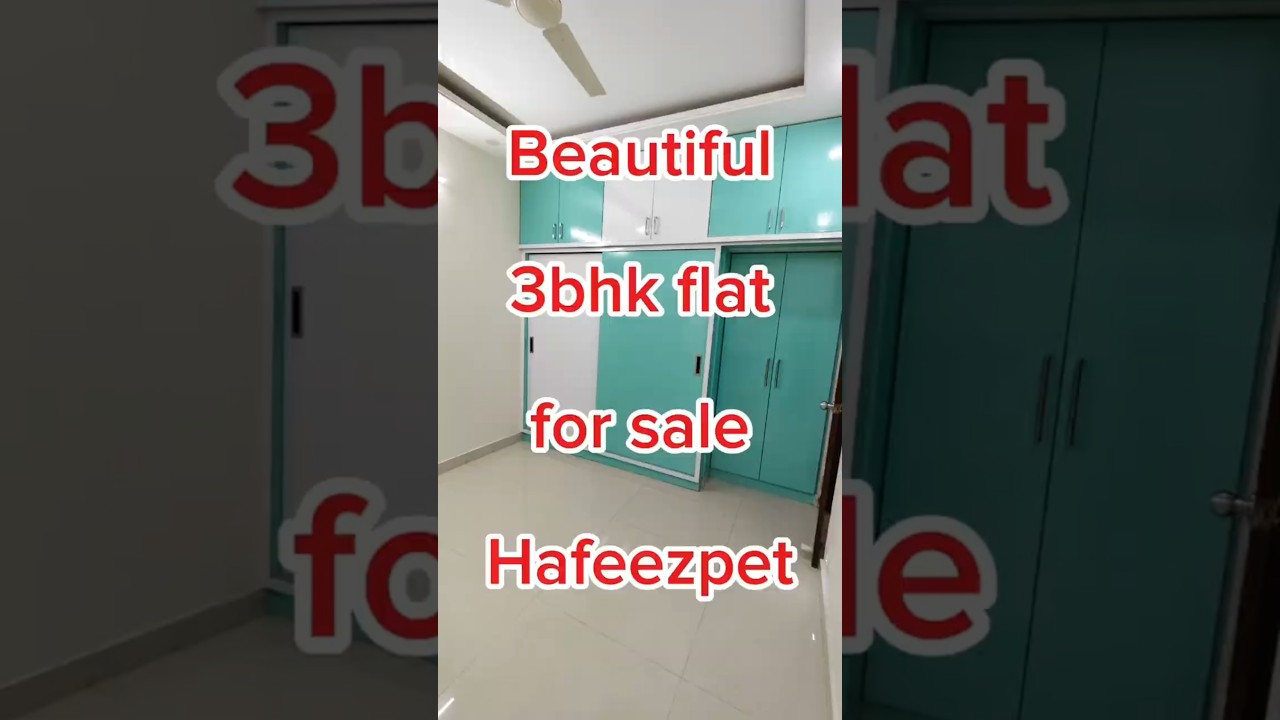 luxury Flats for sale in Hyderabad, triple bedroom east facing flat for sale 7900/- sft