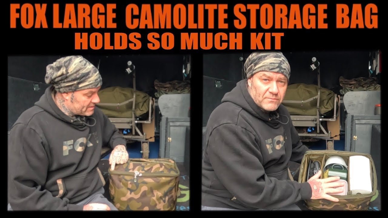 FOX CAMOLITE LARGE STORAGE BAG - HOLDS LOADS OF KIT - CARP FISHING