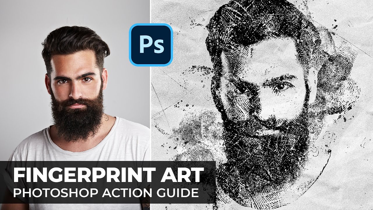 Fingerprint Art Photoshop Action Guide
