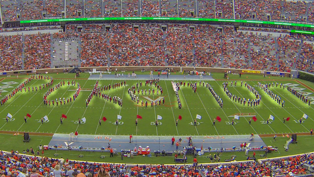 UVA Cavalier Marching Band Halftime Show vs University of Richmond  9/3/16