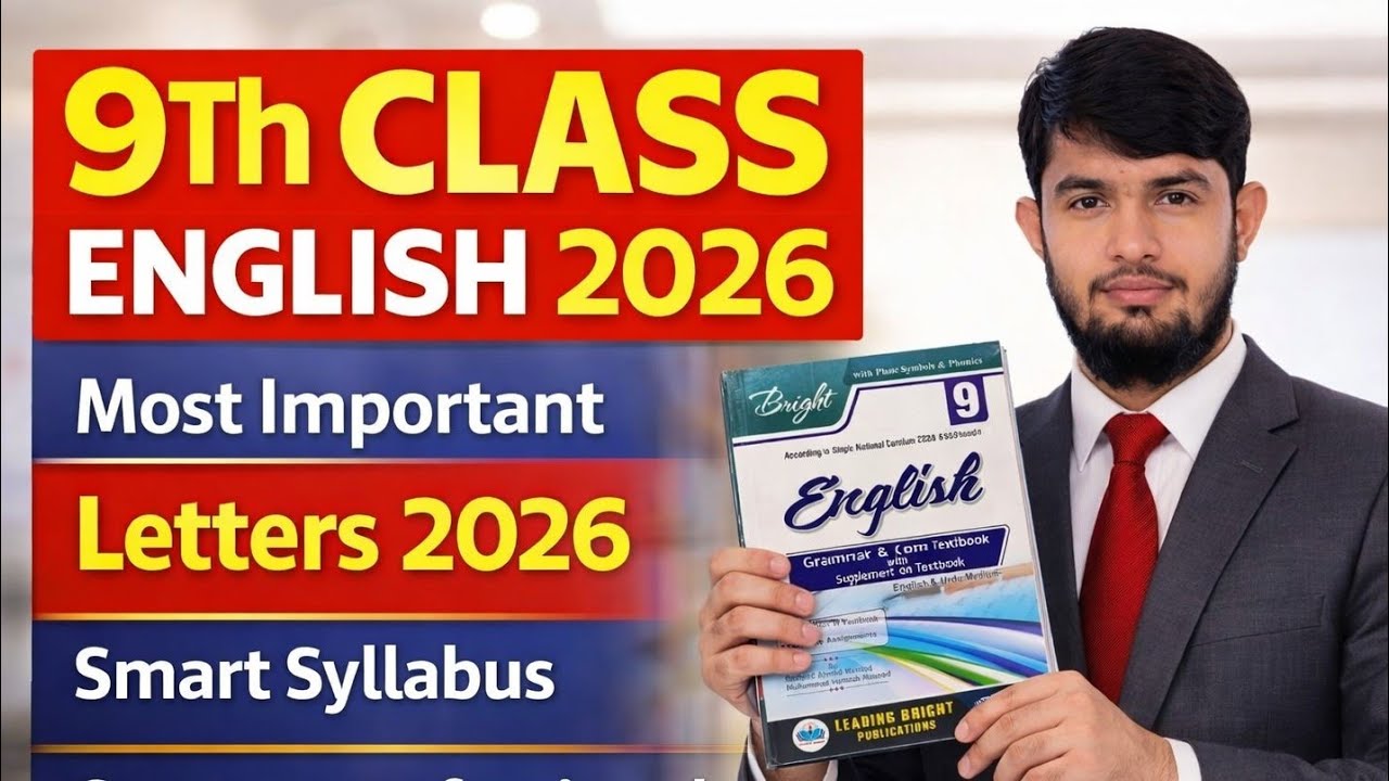 9Th Class English  Important Letters 2026 | 9Th Class English Most Important Letters 2026 