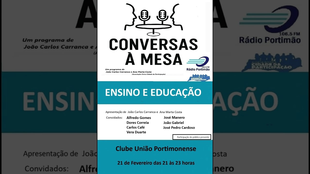 Conversas à Mesa 4 - Educação e Ensino