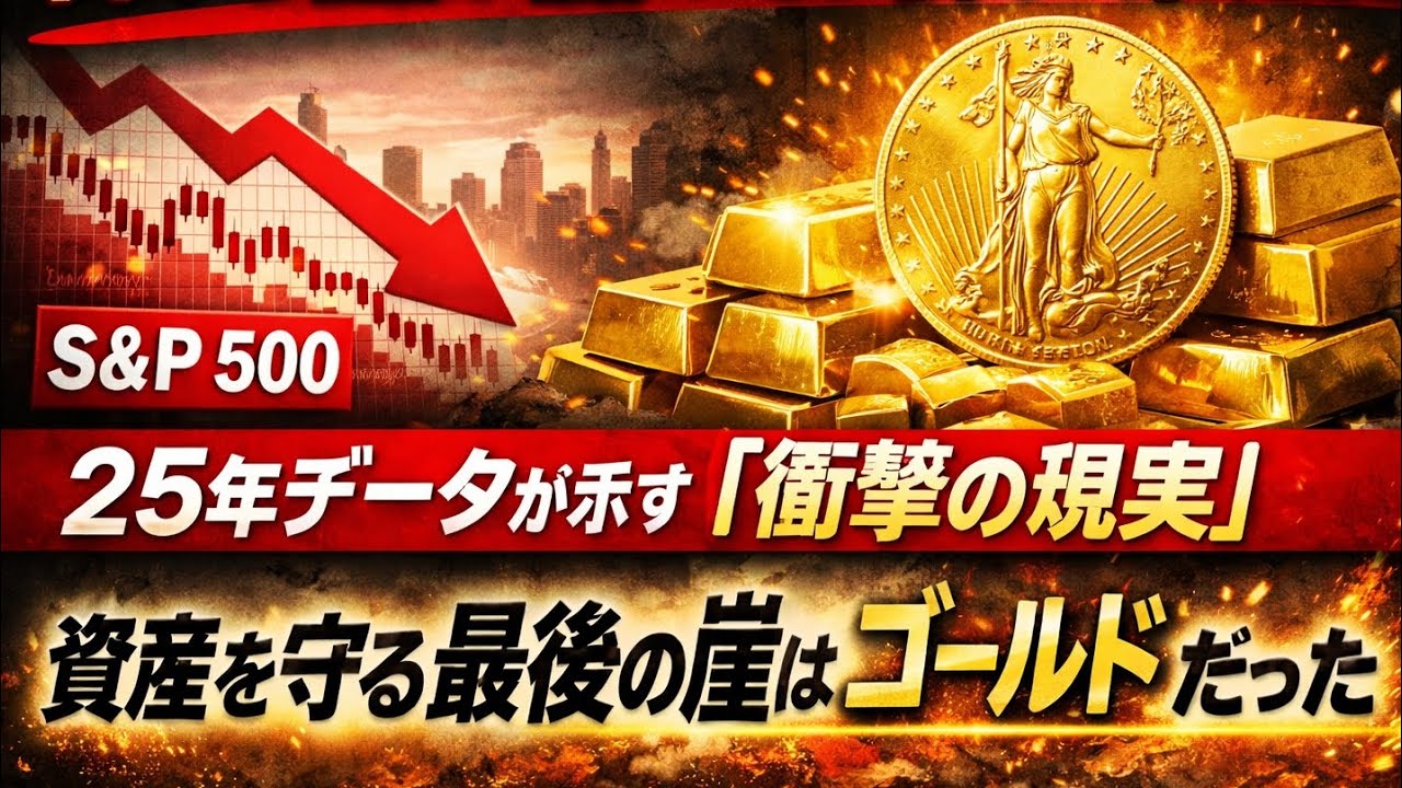 株より金が儲かる時代が来た？資産を守る最後の砦はゴールドだった