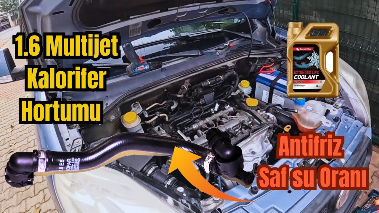 Doblo 1.6 Multijet Kalorifer Hortumu Hava Tapası Su Kaçağı