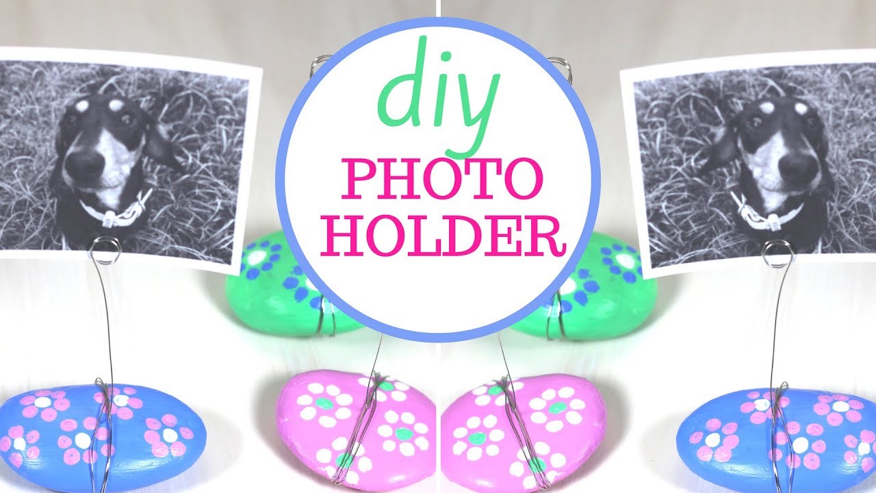 How to Make this Cute Rock Photo Holder | Easy Gift Idea