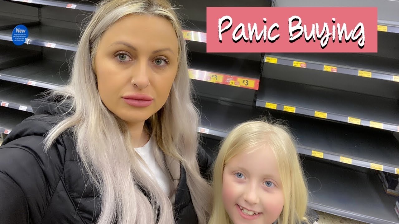 PANIC BUYING UK | SUPERMARKETS ARE EMPTY!! | MORRISONS + LIDL | Victoria Chic