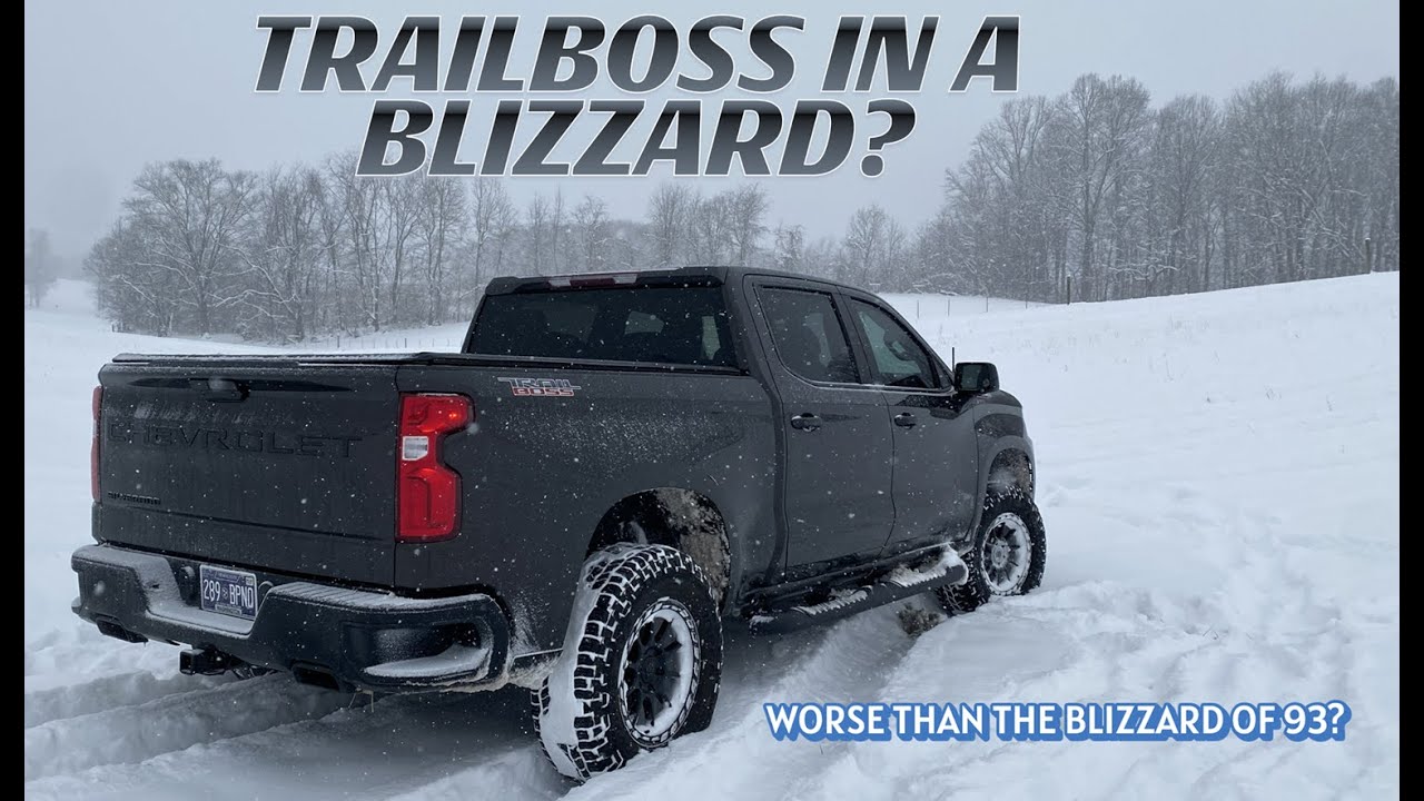 Испытание Trailboss в условиях зимней бури!