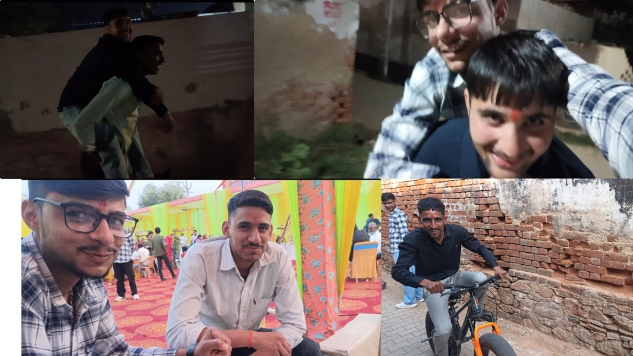 Aaj to maja he aa gya भात me 😂😂 #funny vlog 😂....#masti with friends 🤣  ( daily vlog day 64 )