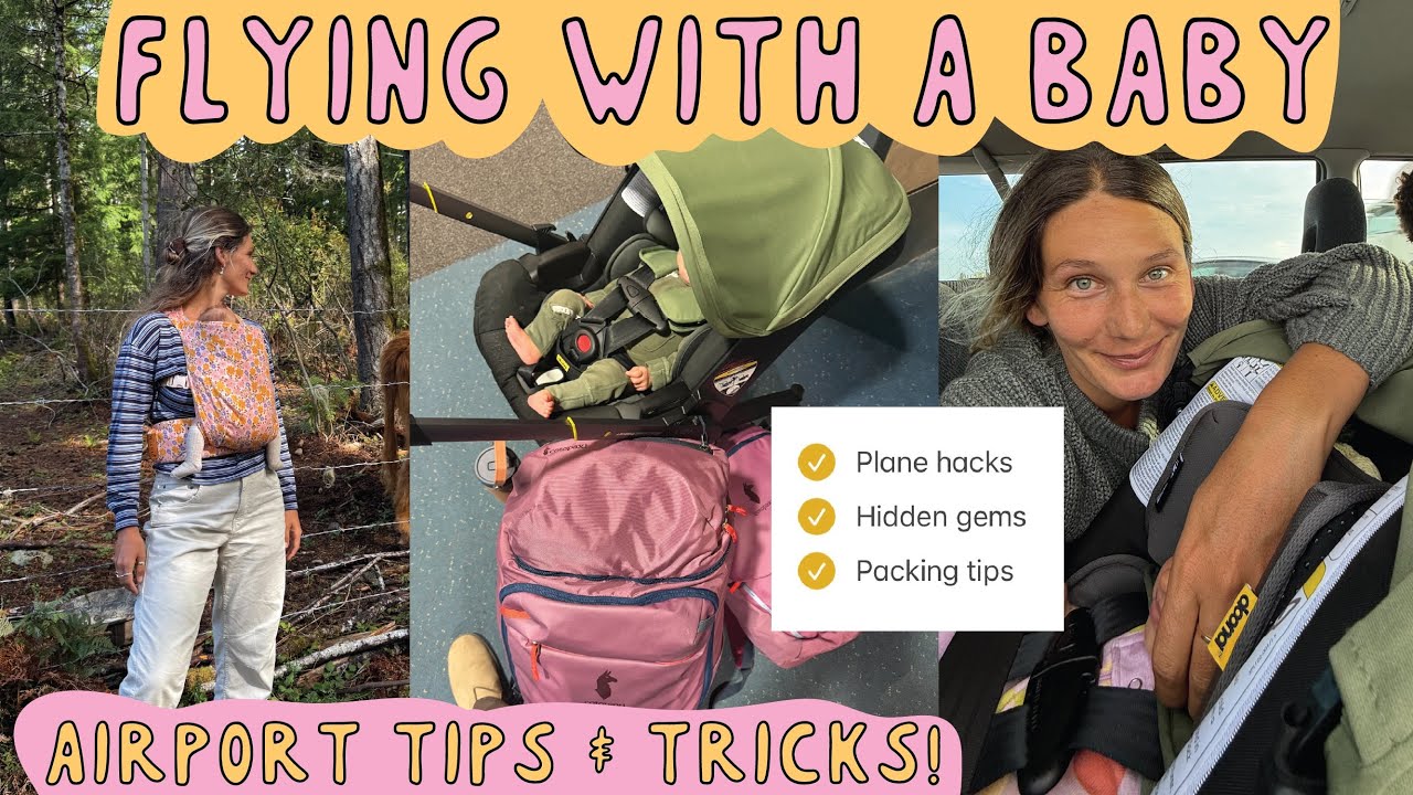 полет в одиночку с новорожденным!