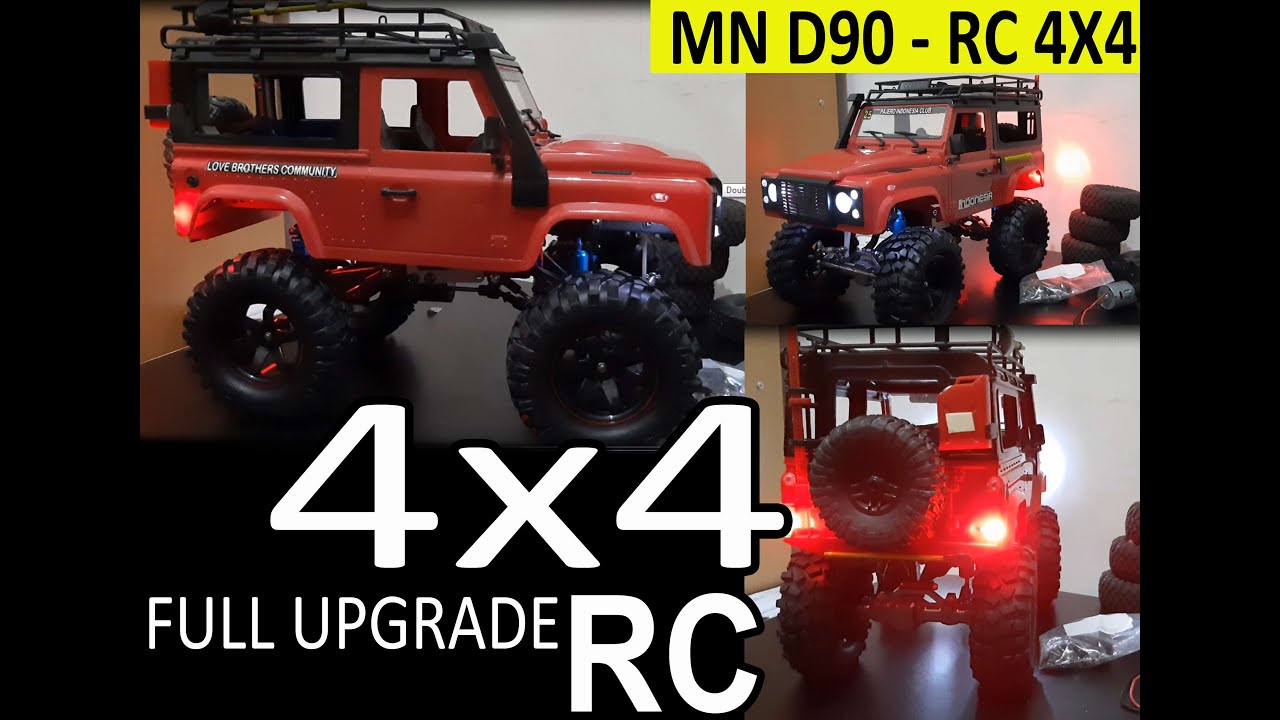 MN D90 Full Upgrade, Full Metal RC 4x4