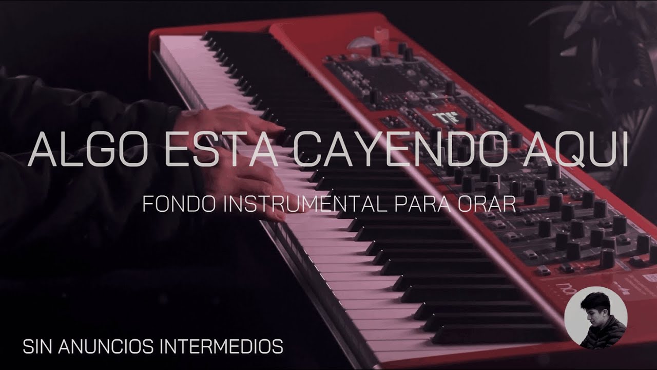 Fondo para Predicar o Adorar a Dios😭 // SIN ANUNCIOS - Algo Está Cayendo Aquí - Tiempo Con Dios