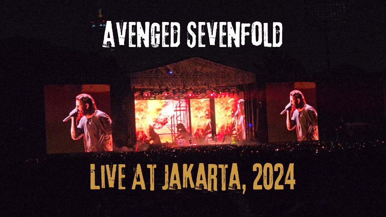 [4K] Avenged Sevenfold - Live at Stadion Madya, Jakarta 2024 (Full Concert)