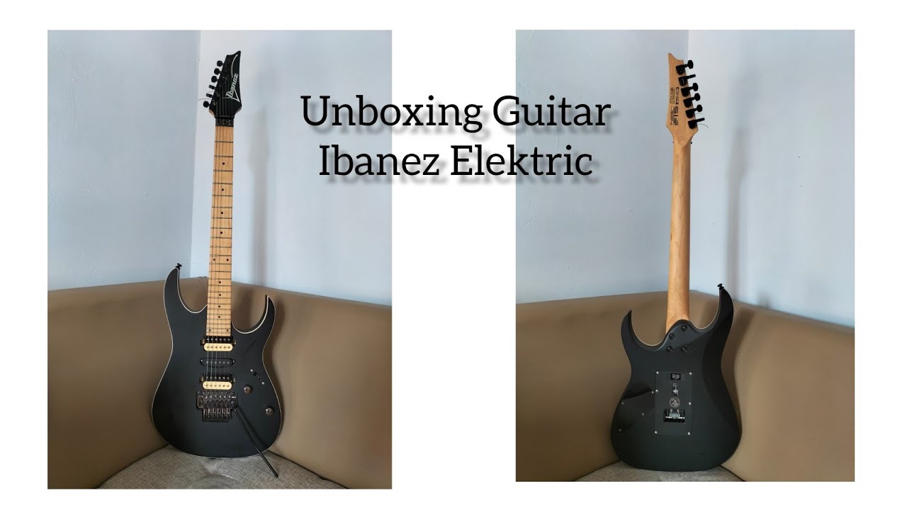 Ibanez RG320EXZ BKF Black Flat | Original Custome | Unboxing