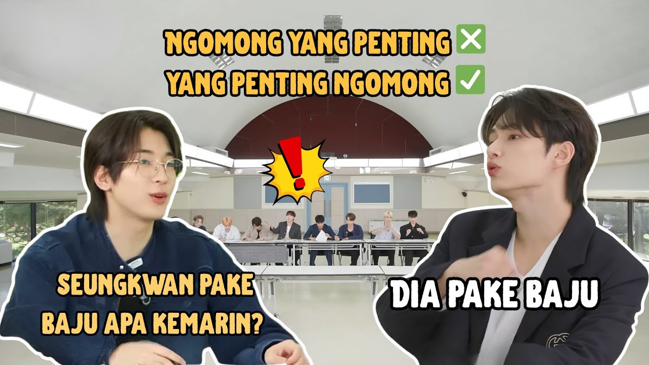 SEVENTEEN NGOMONG YANG PENTING❎ YANG PENTING NGOMONG DULU✅