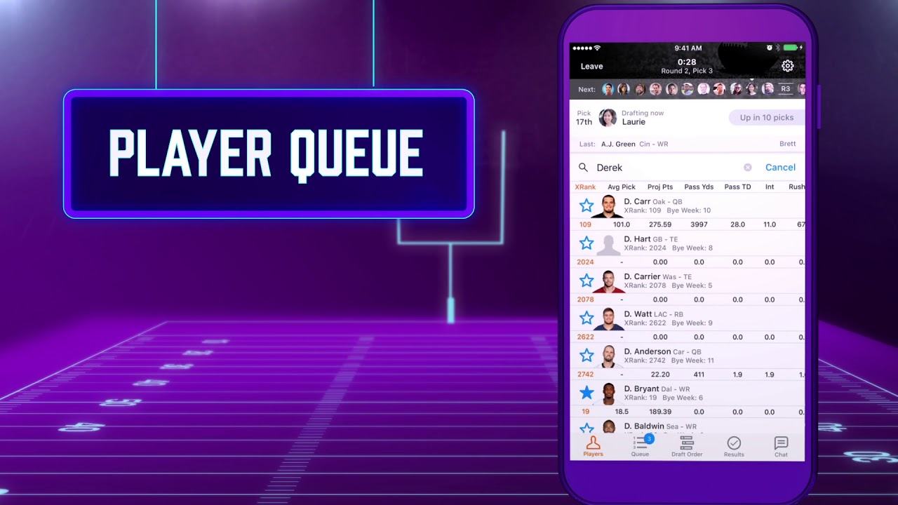 Yahoo Fantasy Football - Drafting Made Easy