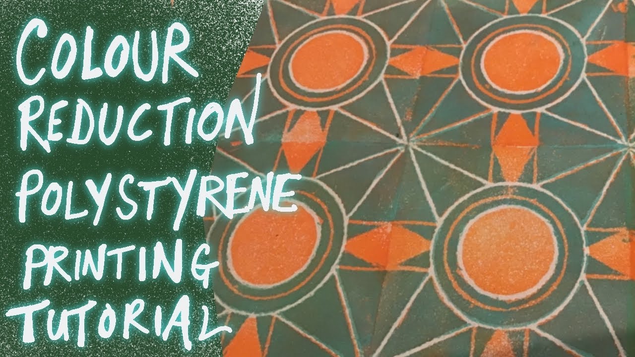 Polystyrene relief printing - repeat pattern!