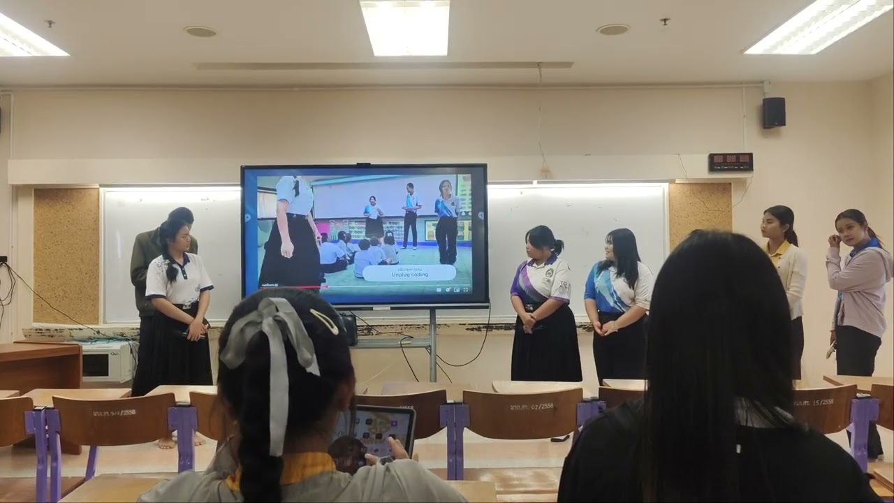 คลิปนำเสนอสิ่งที่ได้เรียนรู้หลังจากนำ Unplug Programming ไปสอนนักเรียนที่โรงเรียนสาธิต