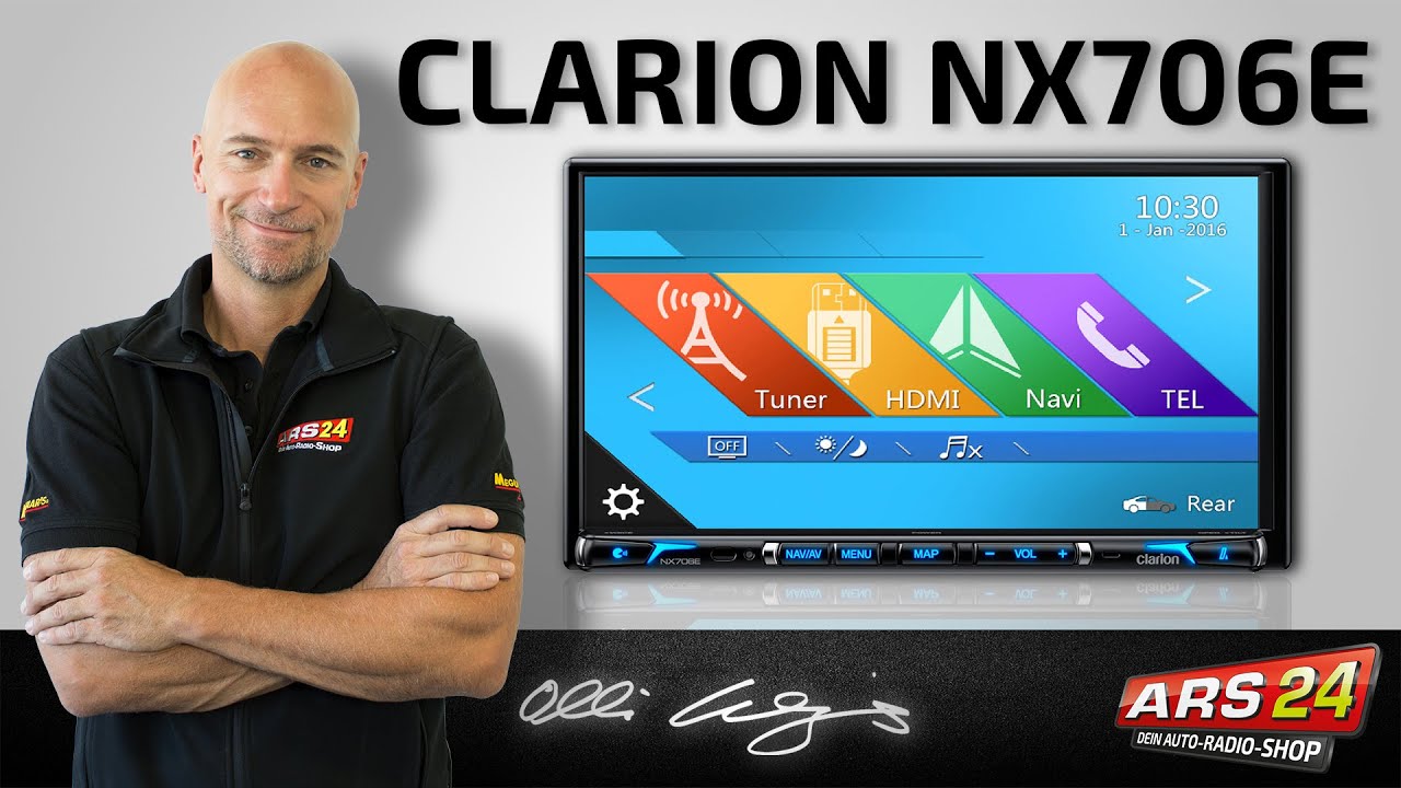 Clarion NX 706 E -ANLEITUNG- Multimedia-Autoradio mit Navigation, Bluetooth
