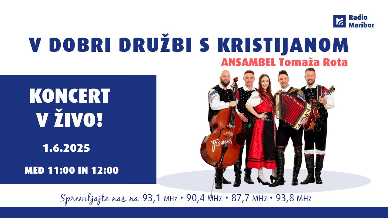 🎶 Ansambel Tomaža Rota – v živo V dobri družbi s Kristijanom 🎤