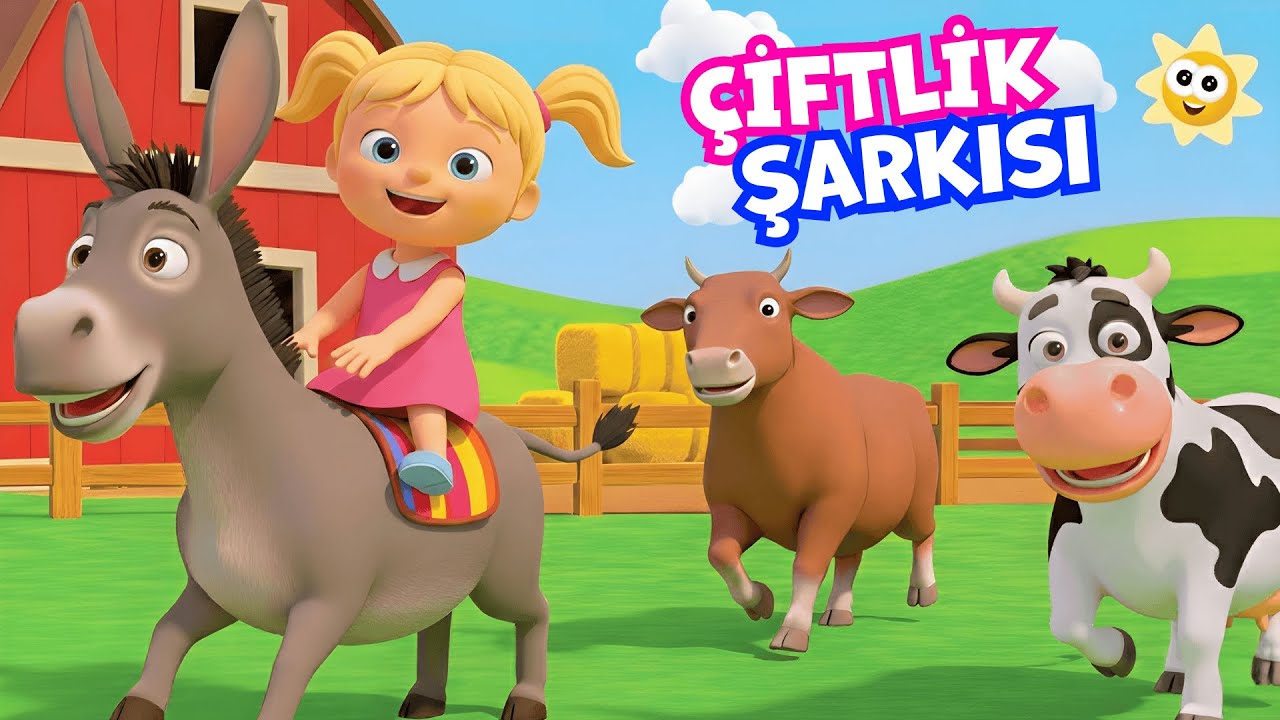 &Ccedil;iftlikte Geziyordum 🐄 | Eğlenceli &Ccedil;ocuk Şarkısı | &Ccedil;iftlik Hayvanlarını Tanıyalım