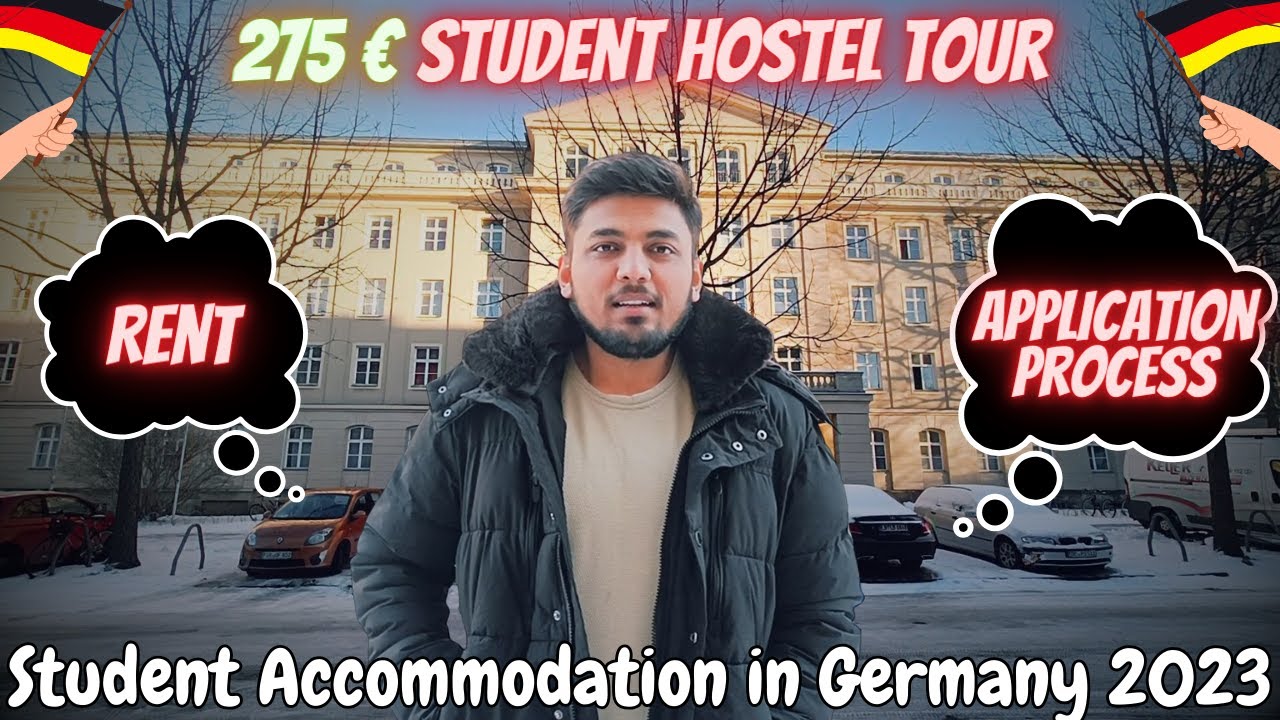 275€ Student Hostel Tour 2024 | How to Apply for Student Hostel in Germany | Student Dormitory