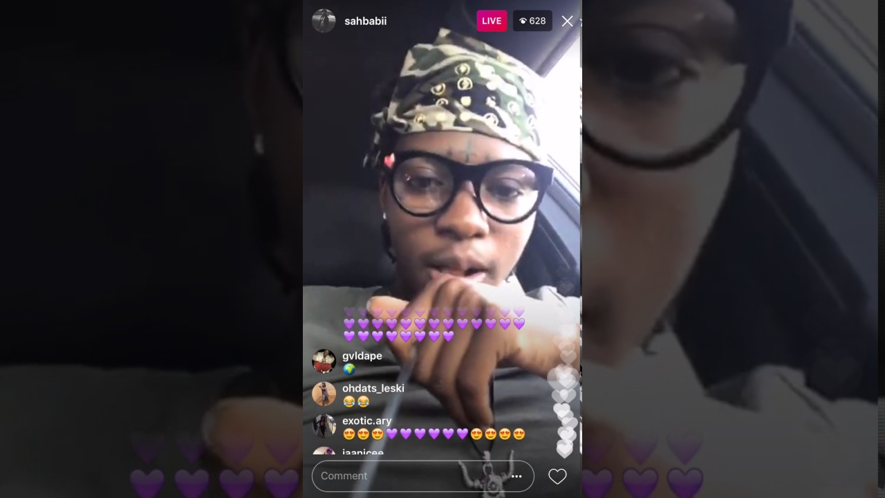 SahBabii Explains What an Amphibian & Mermaid Is On Instagram Live