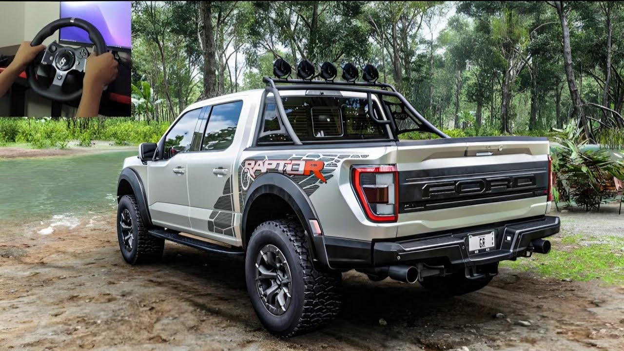 OFFROADING Ford F150 Raptor R - Forza Horizon 5 Gameplay | Logitech G29