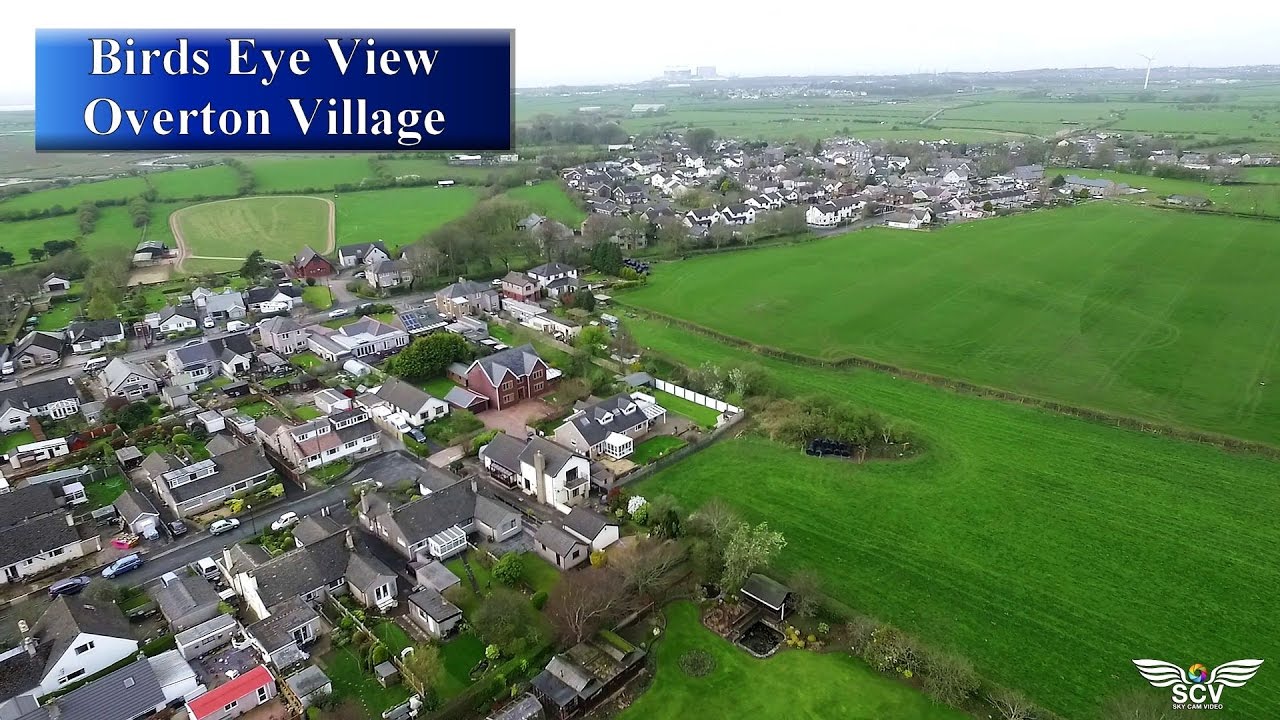 Overton village. A birds eye view. April 2017