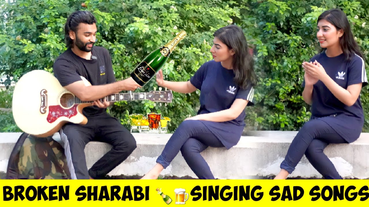 Broken Sharabi Singing A Heart Broken Songs For Girl | Anas Rajput