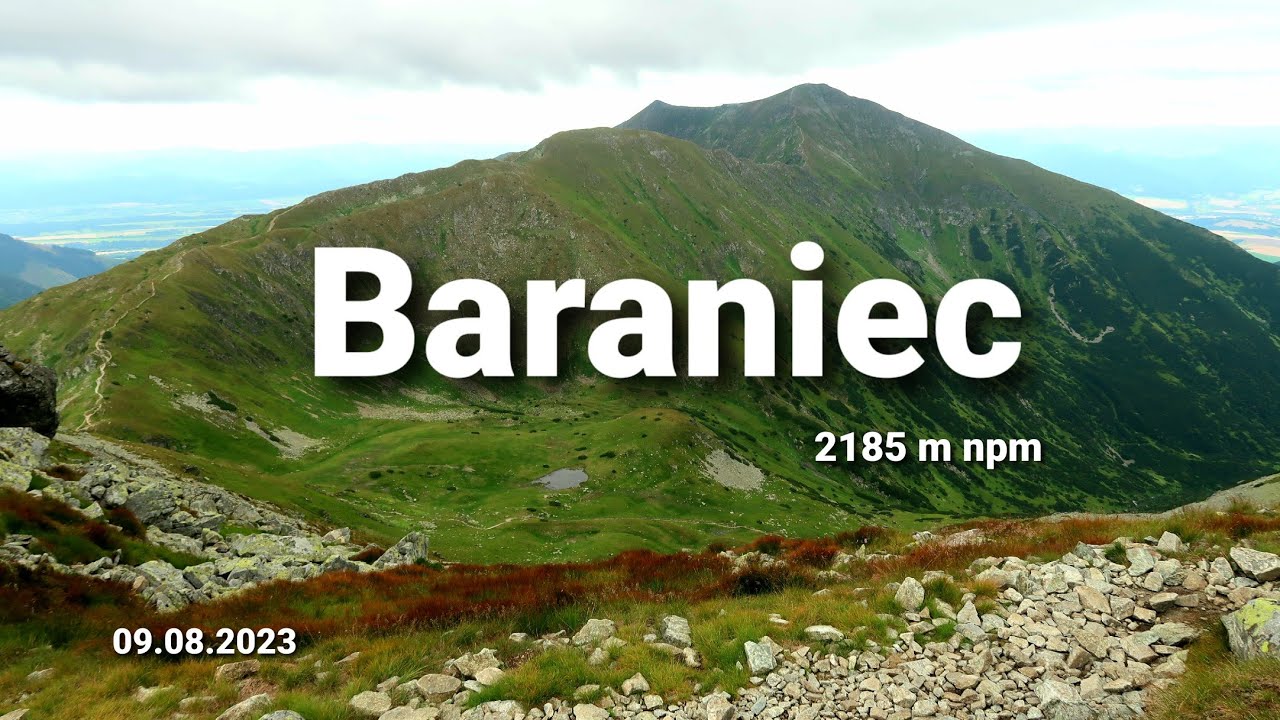 Baraniec (2185 m) - Rohacz Płaczliwy - Smrek  - Rohacz Ostry - Wołowiec - Rakoń  - Tatry Zachodnie