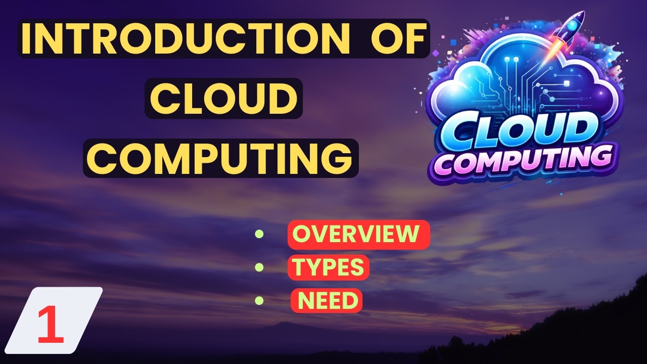 Cloud Computing || Introduction , Type and Need of cloud computing